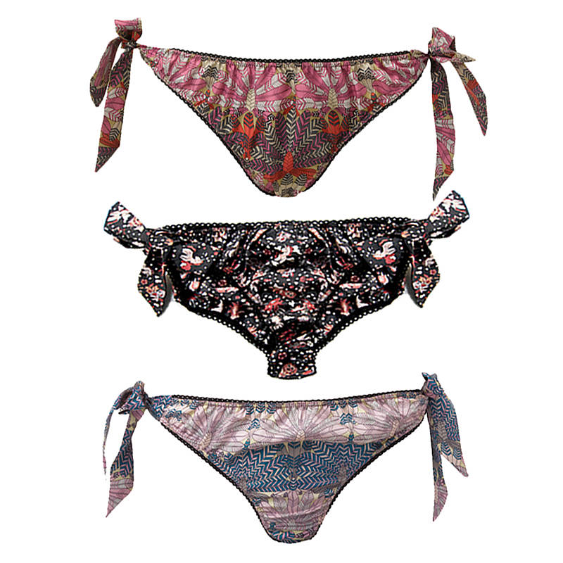 liberty print side tie knickers by ciel