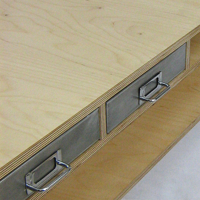 vintage style tv console table by tilt originals