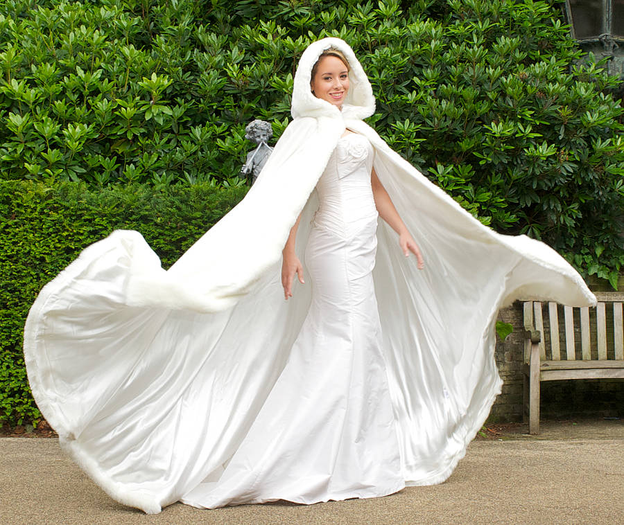 hooded-bridal-cape-with-faux-fur-hood-by-wonderful-wraps-notonthehighstreet