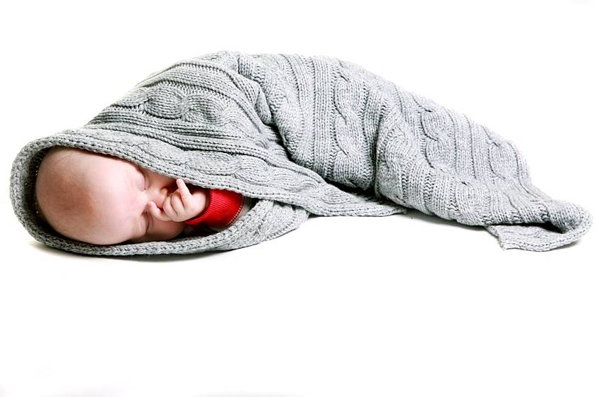 unisex baby knitted blanket by award winning lilly + sid