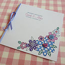 lace edged personalised wedding stationery by little cherub design