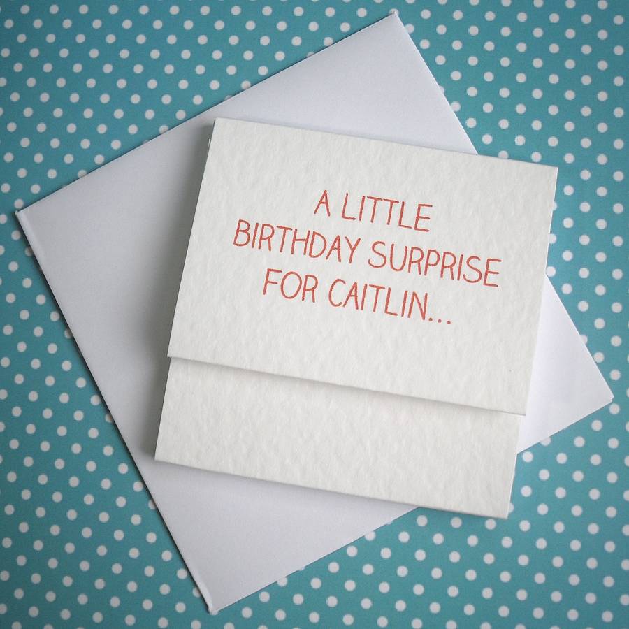 personalised popping birthday card by paperbuzz