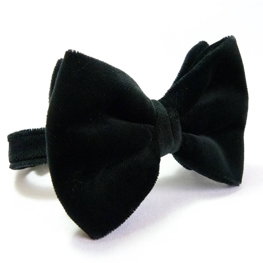 velvet oversized bow tie by moaning minnie | notonthehighstreet.com