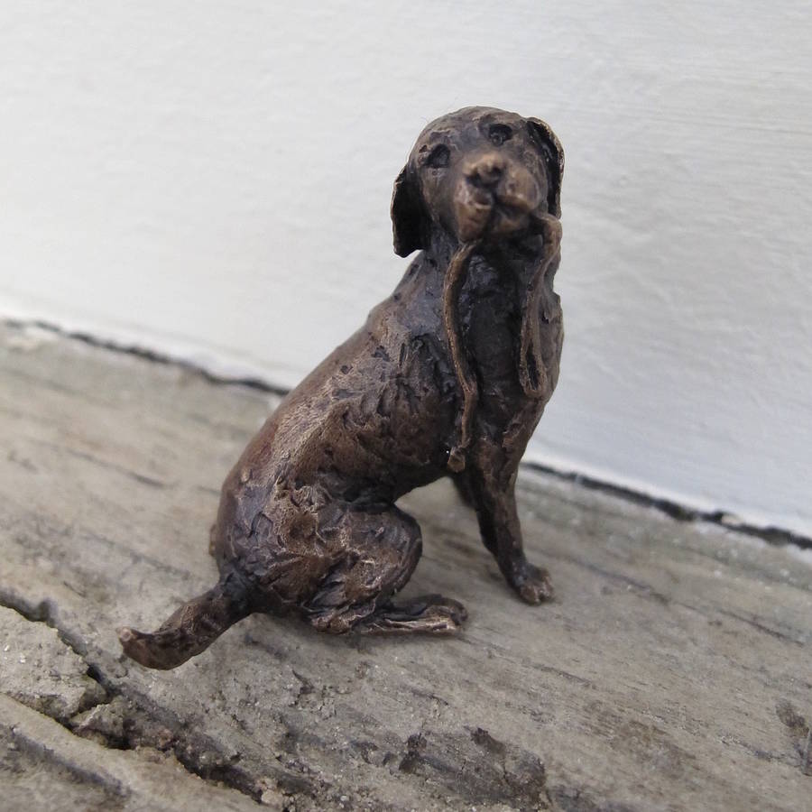 bronze labrador figurines