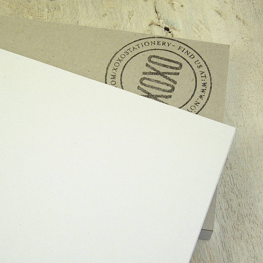 personalised child's drawing notepad by xoxo