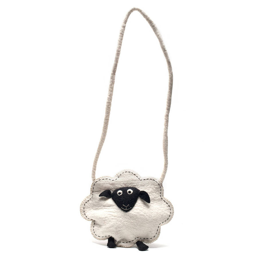 fluffy sheep bag
