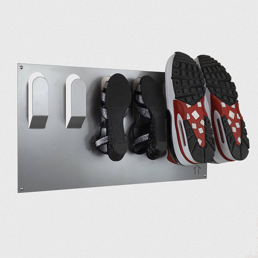 stylish wall mounted shoe rack by the metal house limited ...