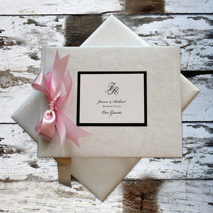 Wedding Guest Book Large Size By 2by2 Creative Notonthehighstreet