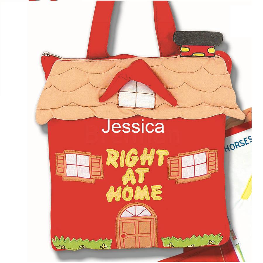 right at home personalised fabric book by jolly fine