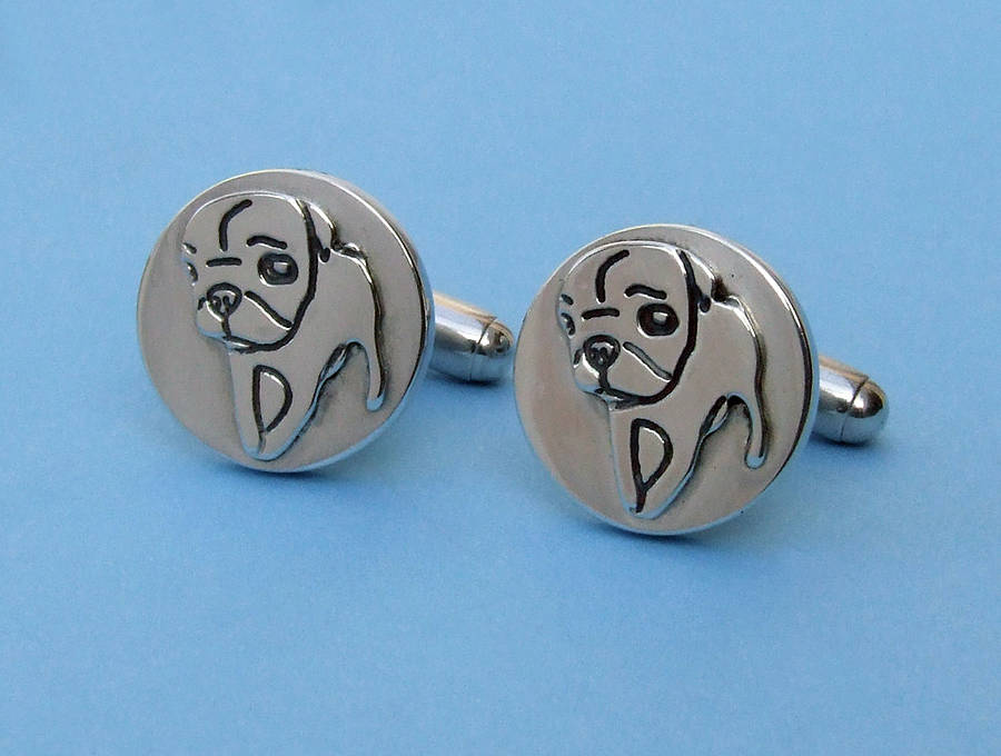 pug cufflinks handmade sterling silver pug cufflinks by plain pugs notonthehighstreet pug cufflinks handmade sterling silver pug cufflinks by plain pugs notonthehighstreet