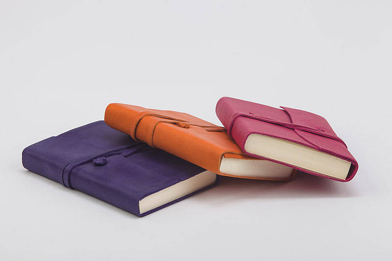 leather journal with tie by life of riley