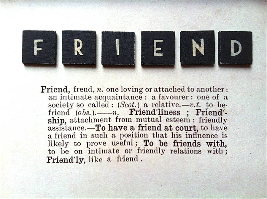 Definition essay friend