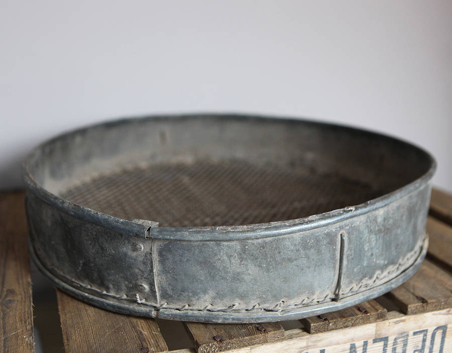 metal garden sieve by homestead store | notonthehighstreet.com