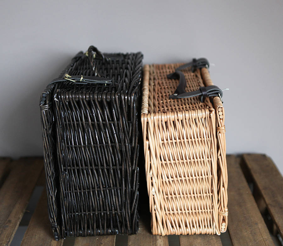 wicker picnic basket by homestead store