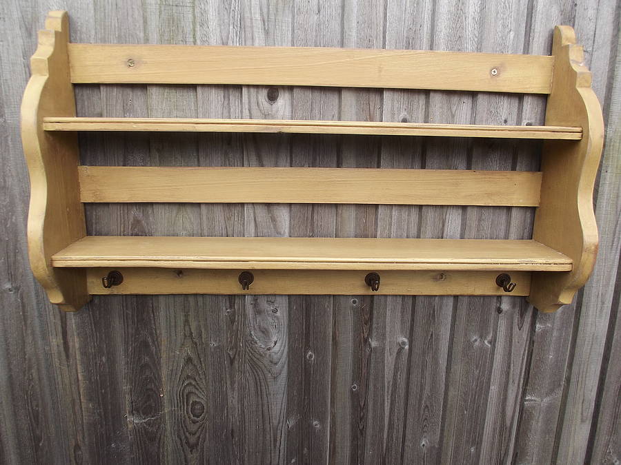 reclaimed housekeeper's kitchen shelf by woods vintage home interiors