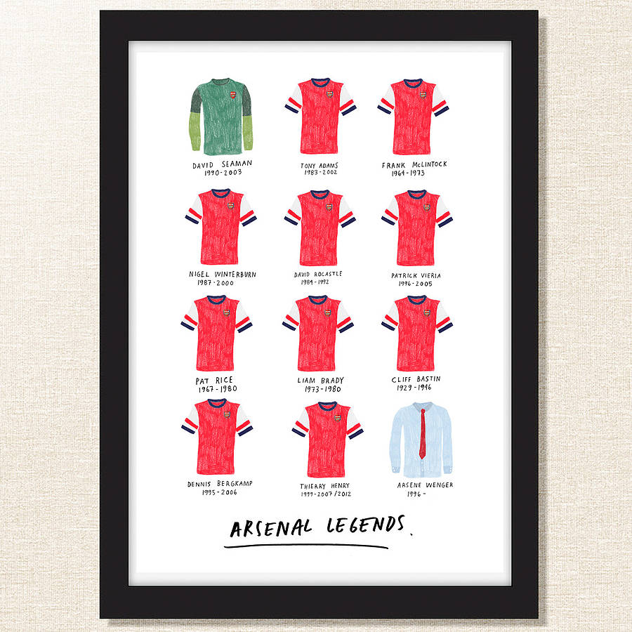 personalised arsenal top