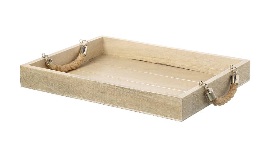 tray with rope handle by london garden trading