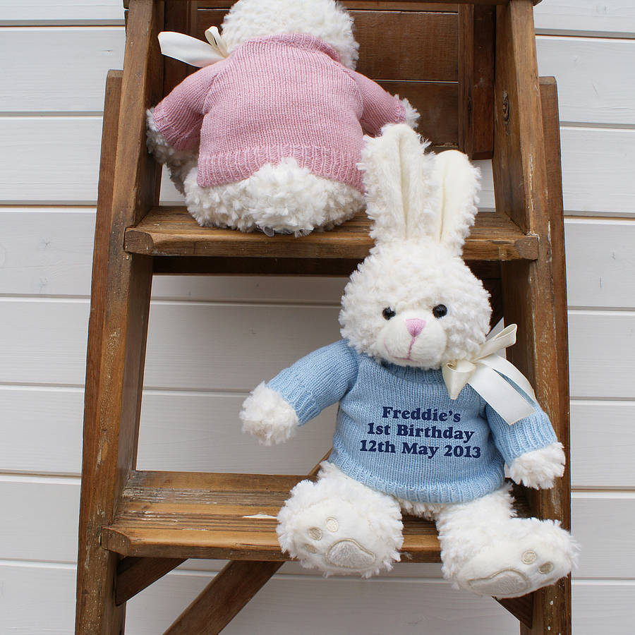 personalised bunny rabbit gift by sparks living