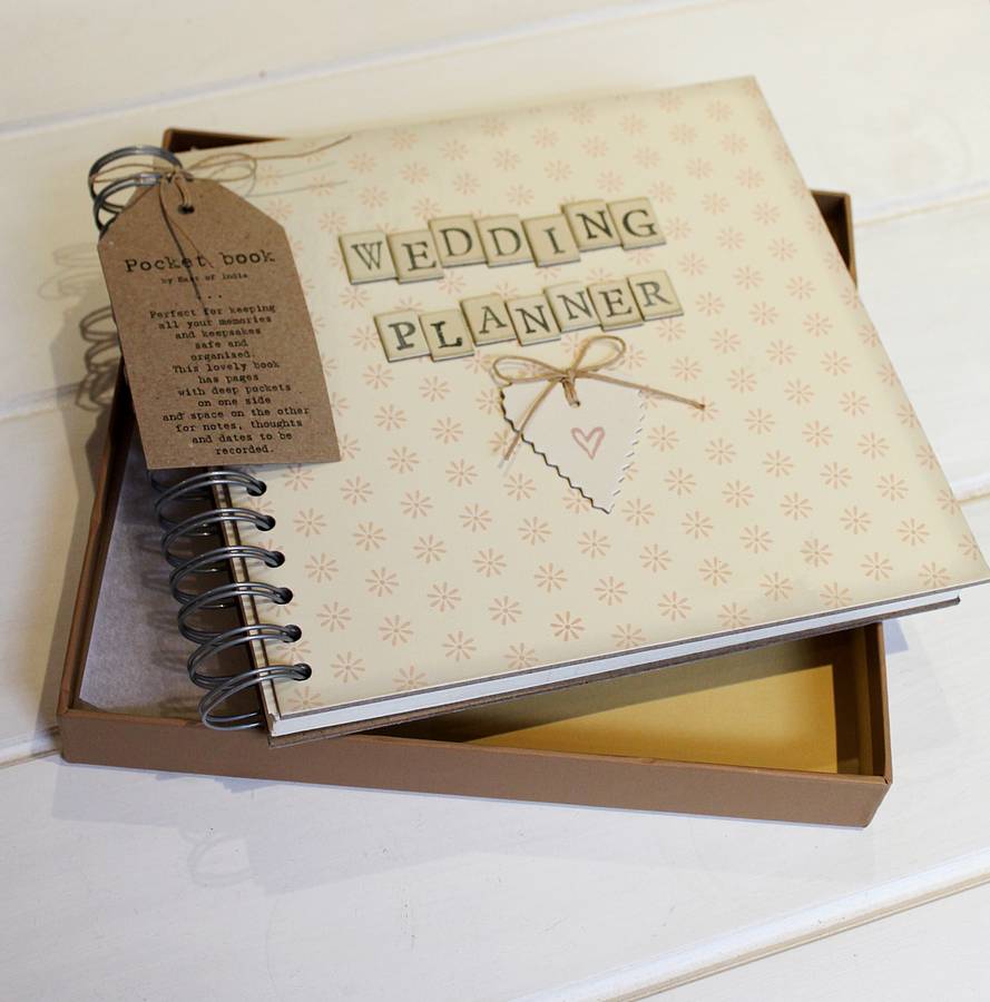 Wedding Planner Book By Posh Totty Designs Interiors Notonthehighstreet