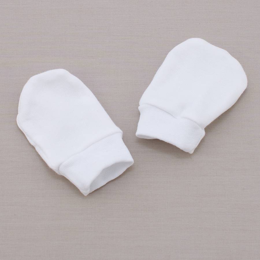 organic cotton scratch mittens by molly & monty