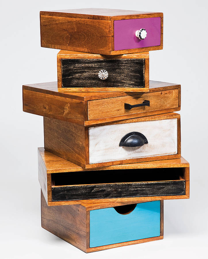 upcycled drawer tower by i love retro