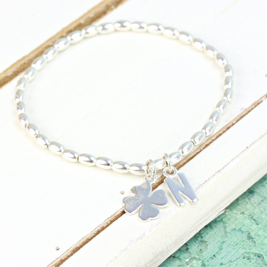 sterling silver good luck bracelet by lisa angel