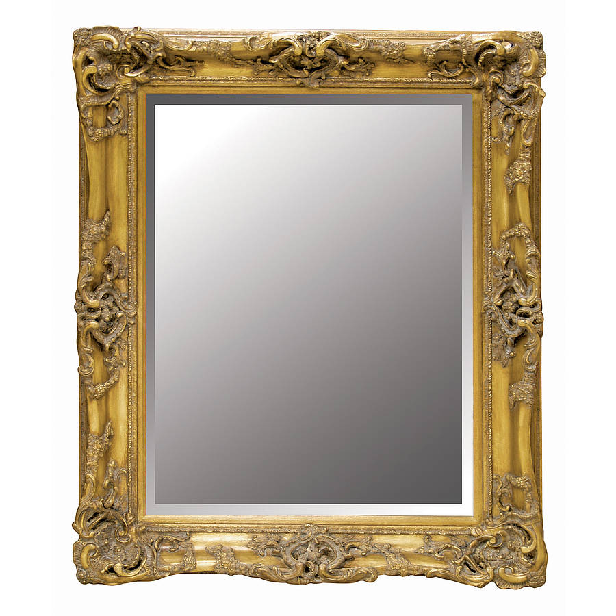 decorative gold wall mirror by out there interiors ...