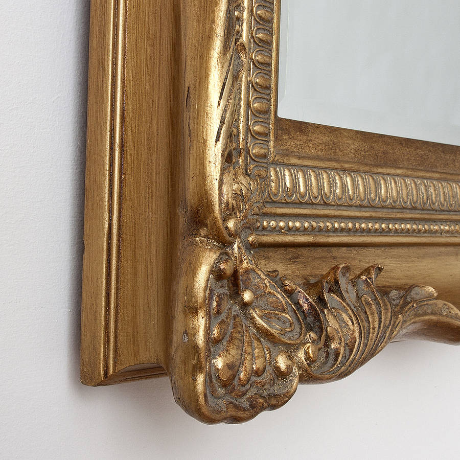 traditional classic mirror gold by decorative mirrors ...