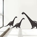 brontosaurus wall decal