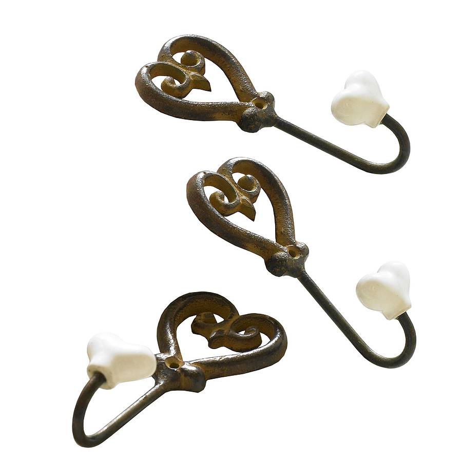 cast iron heart hook by dibor