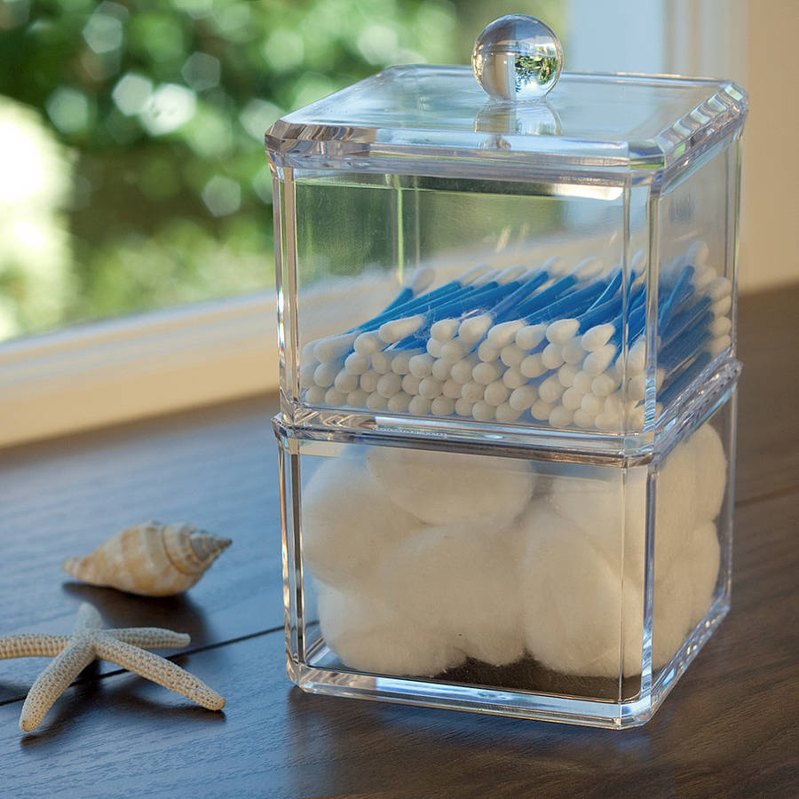 acrylic stacking storage boxes by jodie byrne