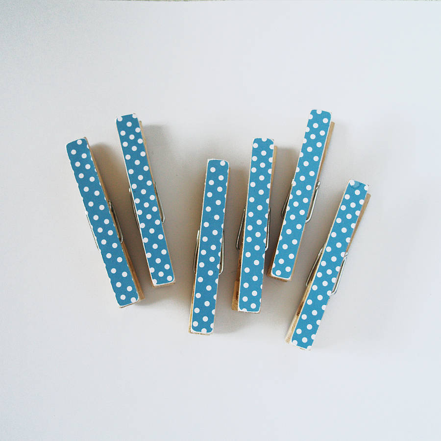 bold polka dot note holders by altered chic