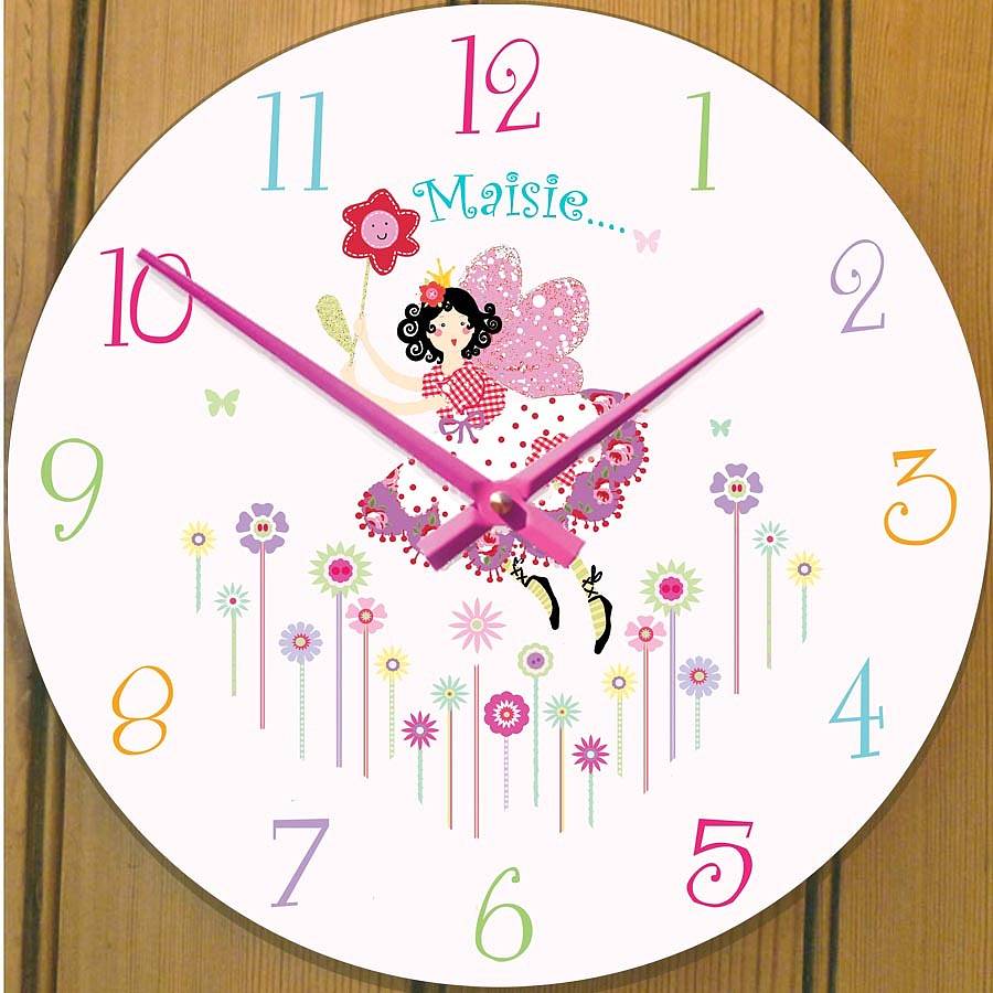 flower fairy clock by cuteclocks