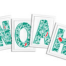 animal alphabet set of three letters by lucy loves this