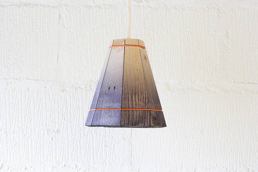 small colourful pendant lamp shade by factorytwentyone