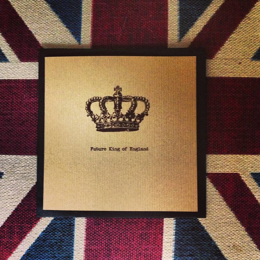 royal crown birthday card by made with love designs ltd ...