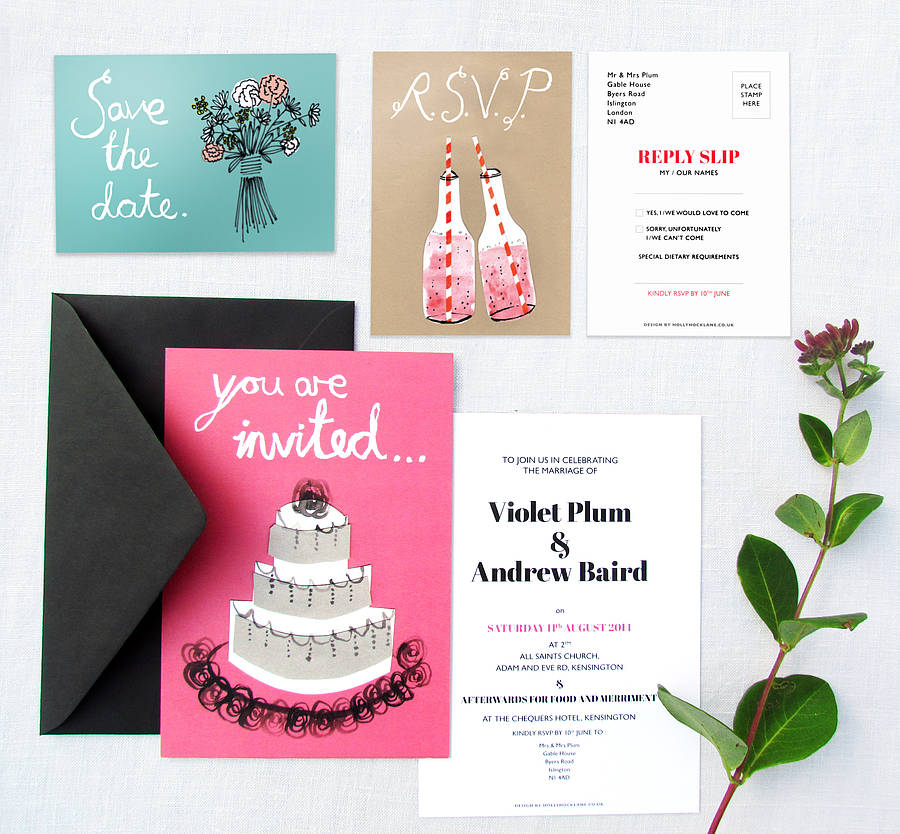 28 Wedding Invitation Ideas From Quirky Pretty To Rustic Unique Blush Gold Whimsical Script Wedding Invitation
