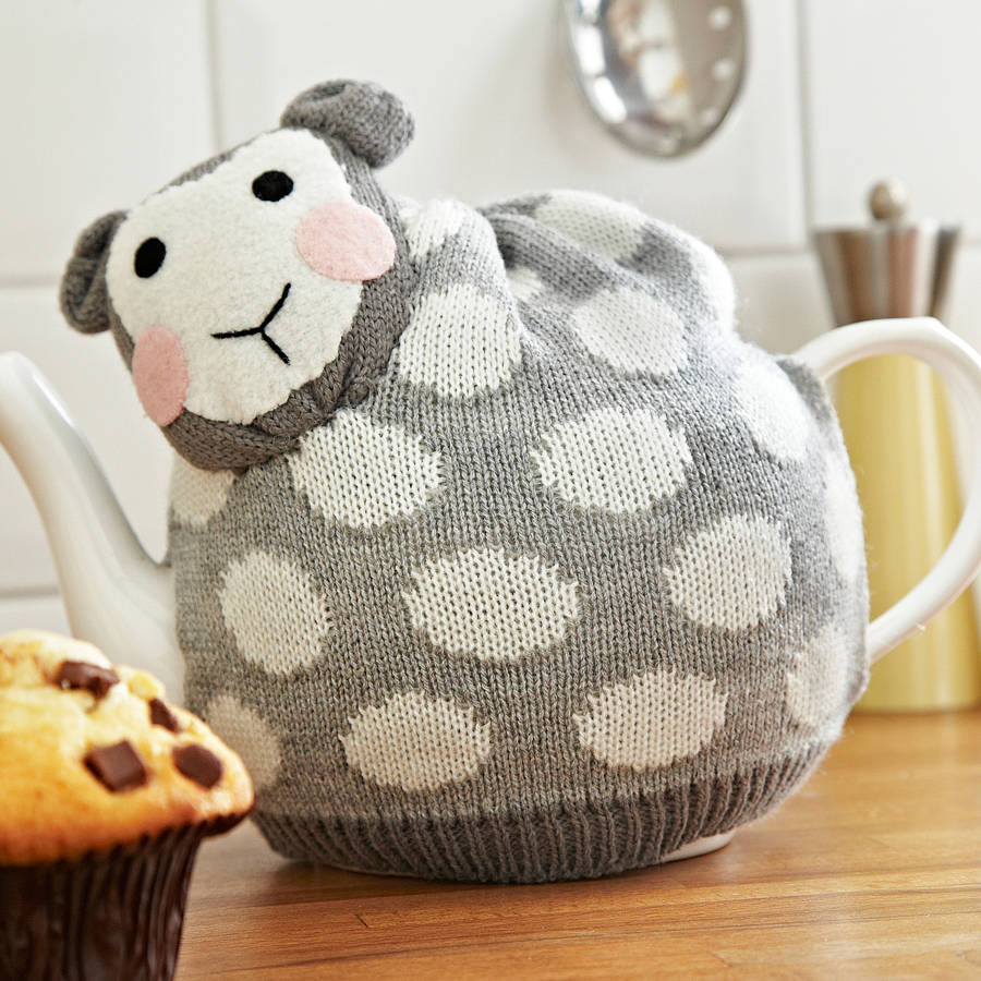 sheep knitted tea cosy by ulster weavers