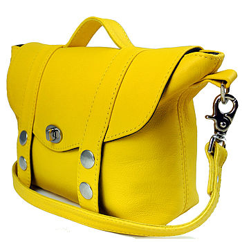 mini yellow purse