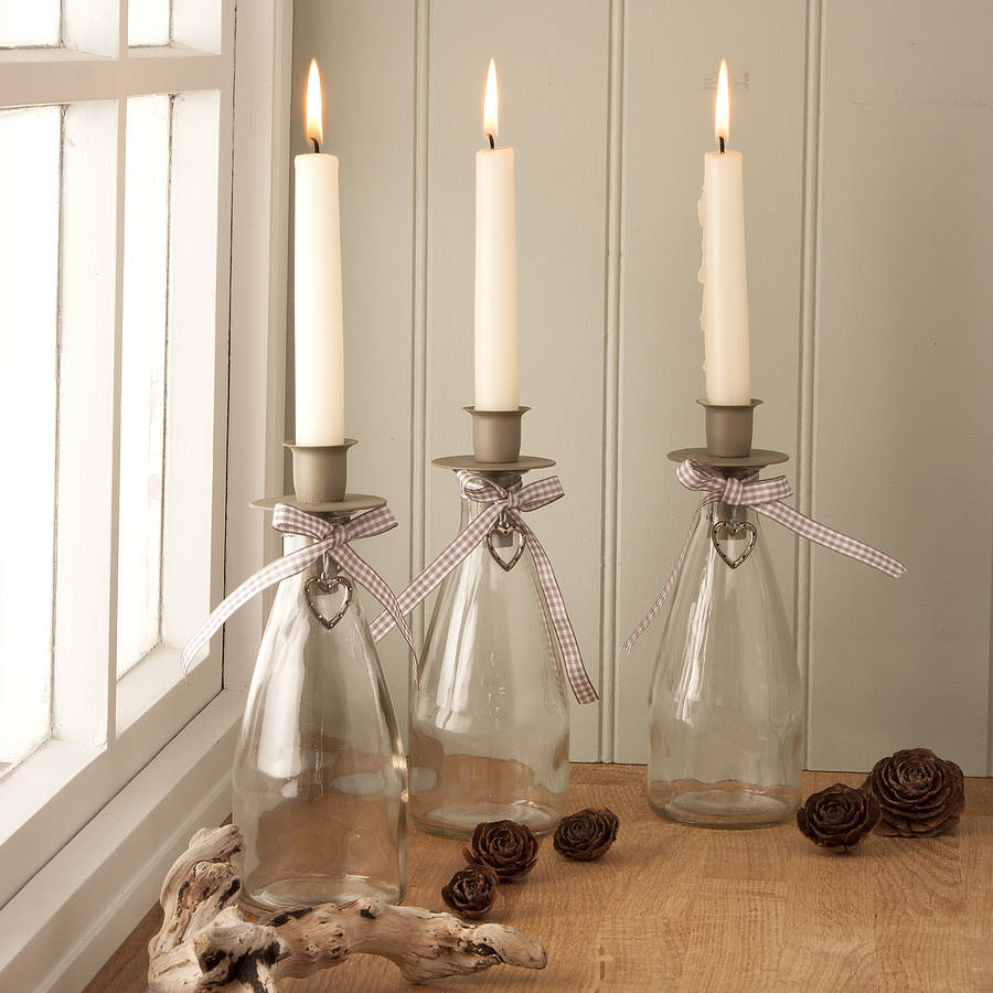  Bottle Candle Holder for Small Space