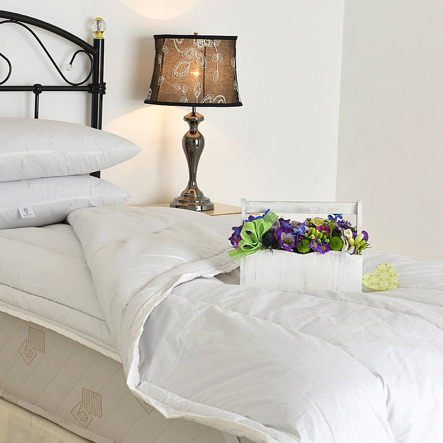 alpaca wool duvet personalised by penrose products