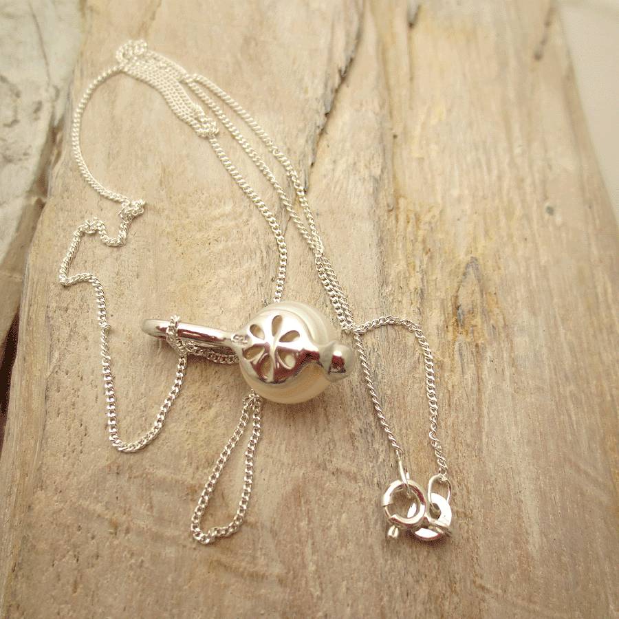 pearl isabella pendant by tigerlily jewellery