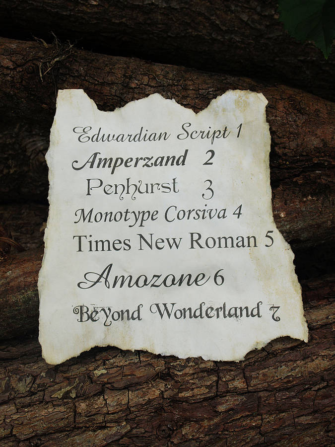 personalised natural wood house names by seagirl and magpie