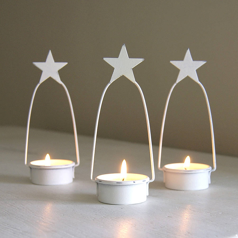 Set Of Two Star Tea Light Holders By Red Lilly Notonthehighstreet Com