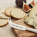 CUTLERY personalised THE > COMMISSION > SILVER PLATED cheese knife PERSONALISED KNIFE CHEESE CUTLERY personalised THE > COMMISSION > SILVER PLATED cheese knife PERSONALISED KNIFE CHEESE