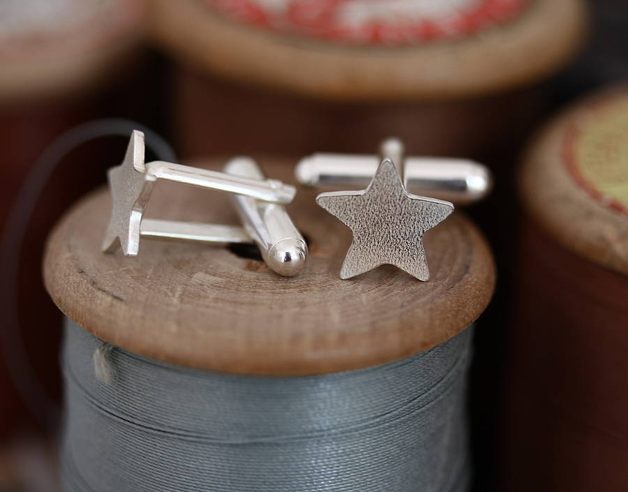 handmade silver cufflinks by jemima lumley jewellery
