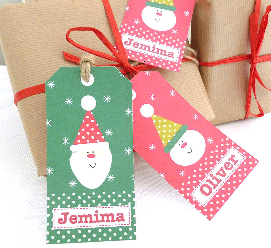 personalised christmas gift tags by tillie mint personalised christmas gift tags by tillie mint