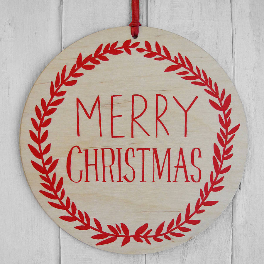 large merry christmas decoration by peris and corr  notonthehighstreet.com