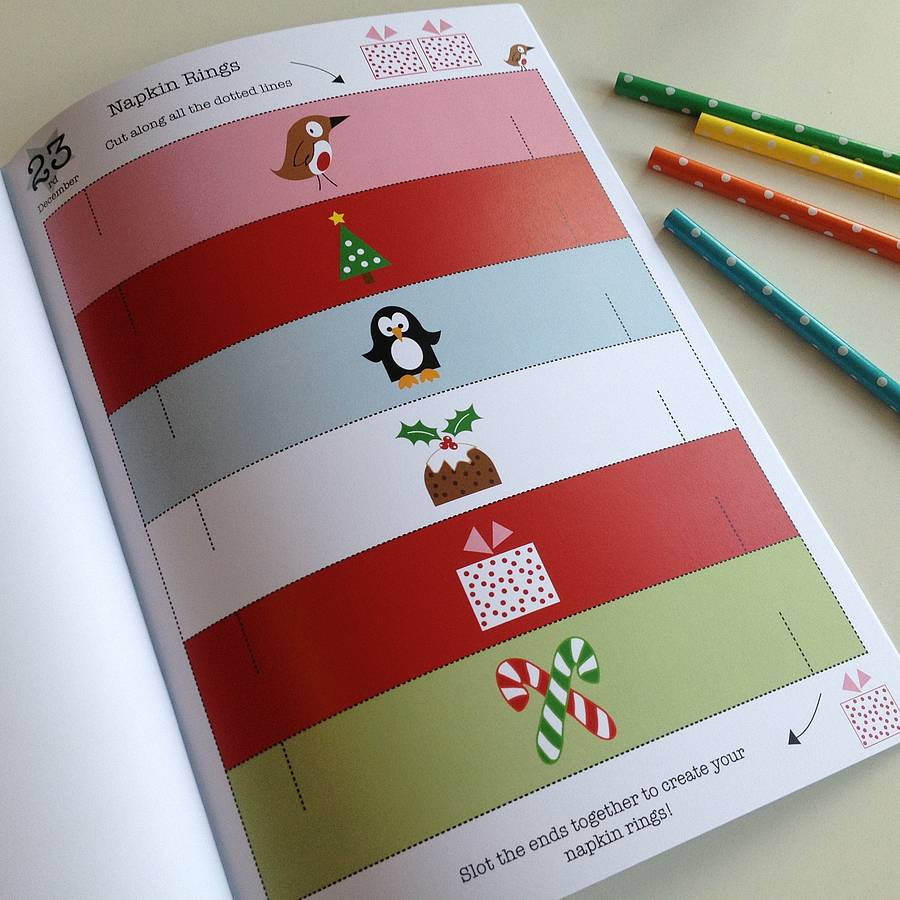 Mini Makes Countdown To Christmas Craft Activity Book By Halfpinthome 