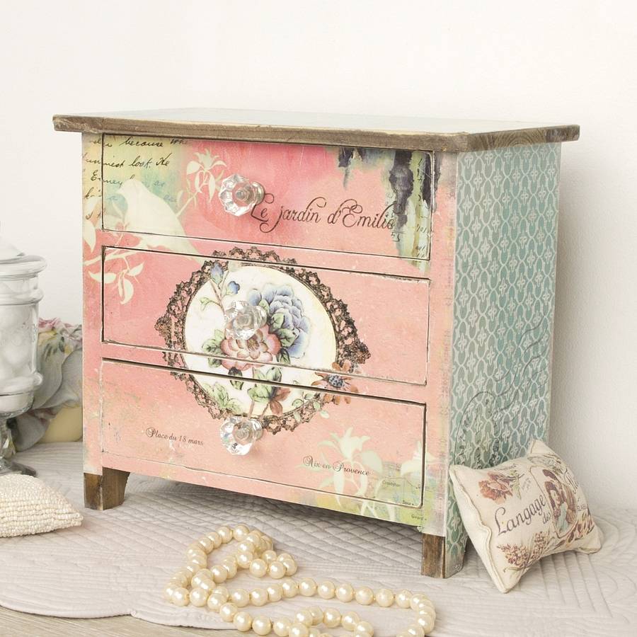 vintage three drawer storage chest by dibor